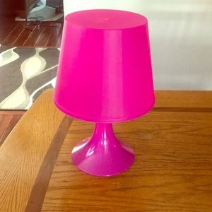 Pink lamp